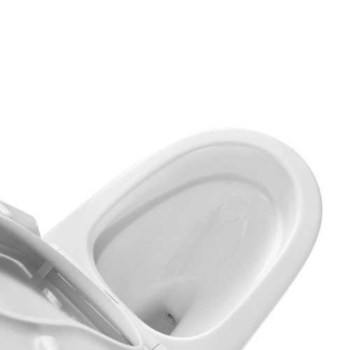 Shallow Depth Compact Elongated Toilet