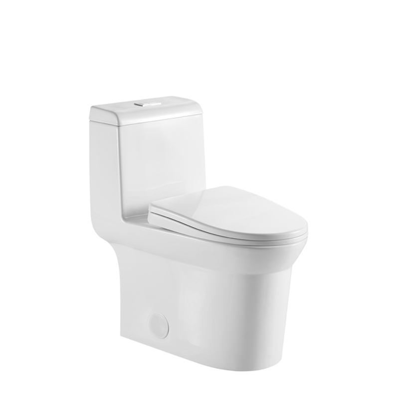 Shallow Depth Compact Elongated Toilet