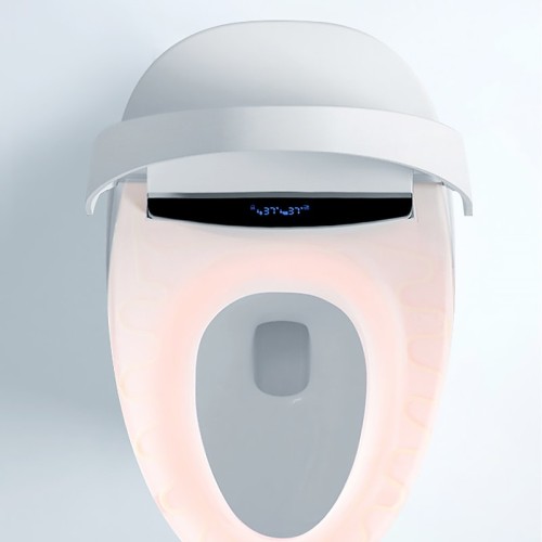 Heated Seat Bidet Toilet with Warm Water, Dryer and Remote