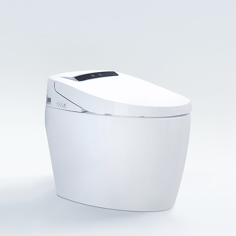 Heated Seat Bidet Toilet with Warm Water, Dryer and Remote