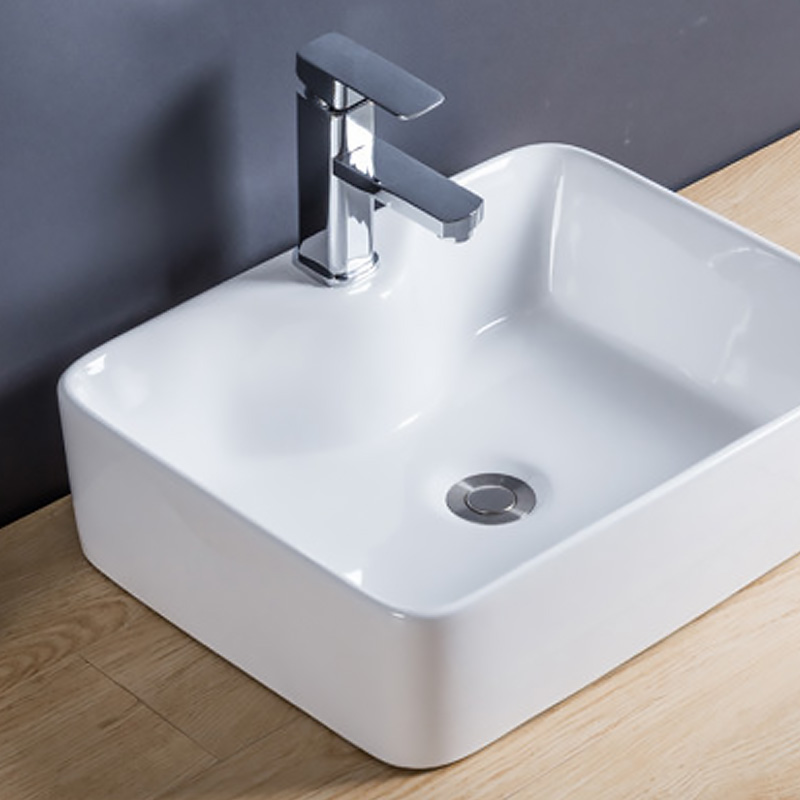 Rectangular Counter Top Basin for Bathroom