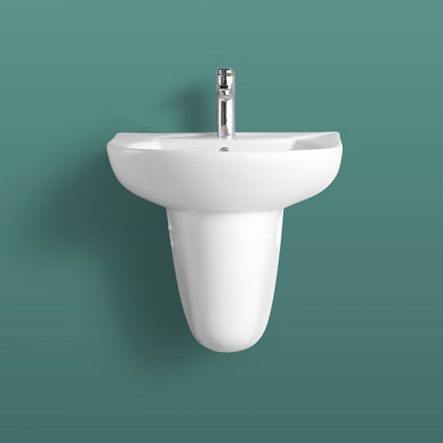 Wall Hung Semi Pedestal Sink