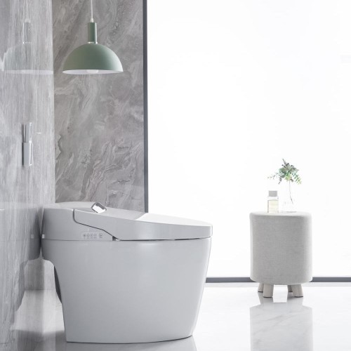 One-Piece Elongated Smart Toilet