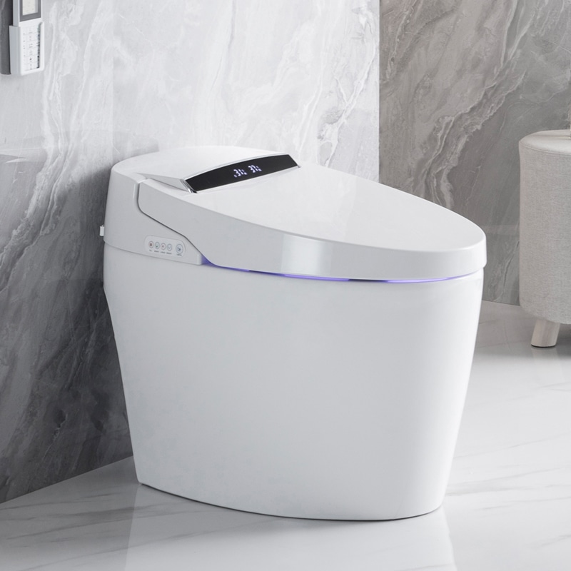 One-Piece Elongated Smart Toilet