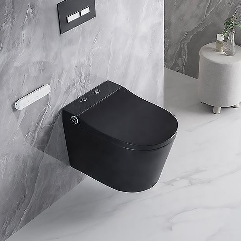 Black Smart Bidet Toilet