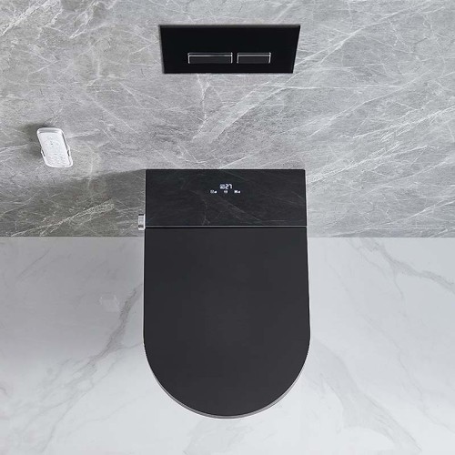 Black Smart Bidet Toilet 