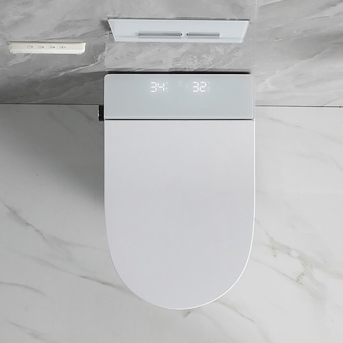 Modern Smart One Piece Dual Flush Toilet 