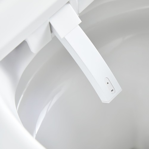 Stylish Streamline Toilet With Light