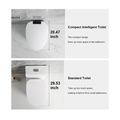 Free-standing Bidet Toilet for Small Bathroom