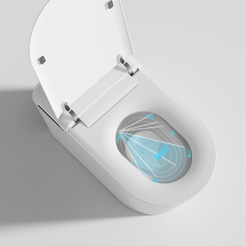 Ultra Slim Japanese High Tech Bidet Toilet