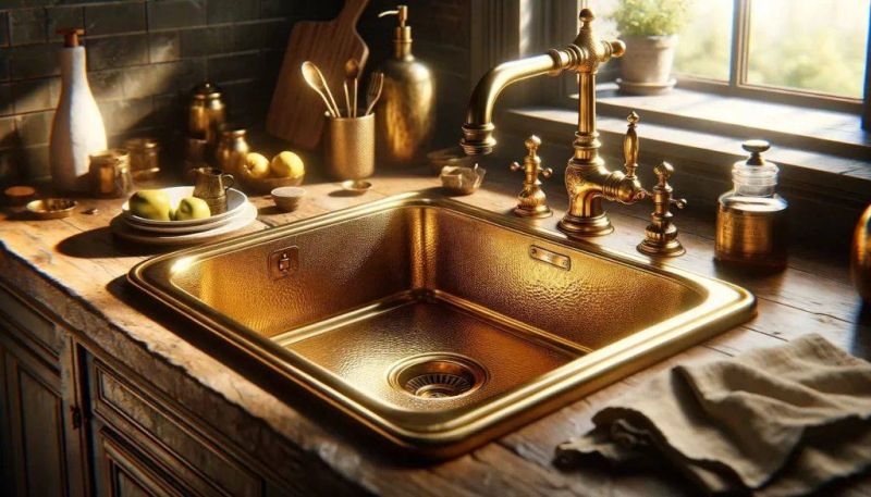 Brass Kitchen Sinks