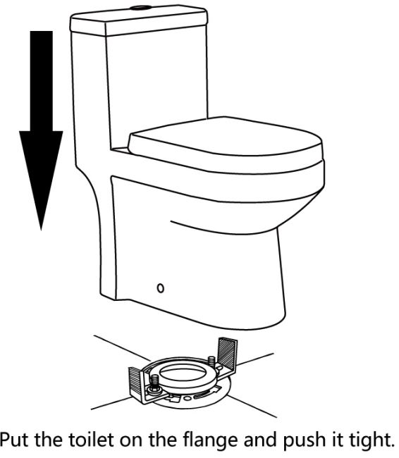 instalar el inodoro