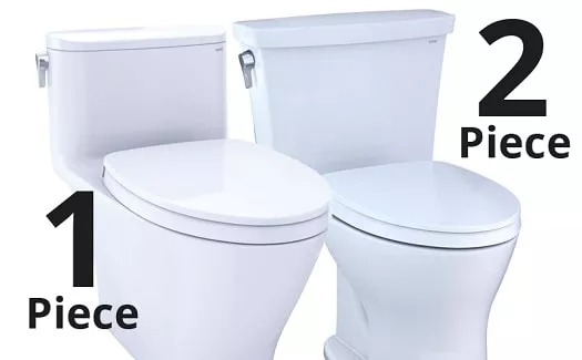 One Piece or Two Piece Toilet