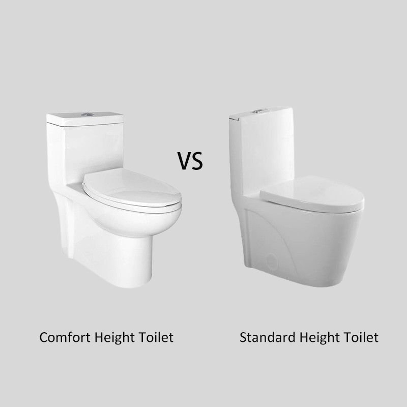 Comfort Height Toilet vs Standard