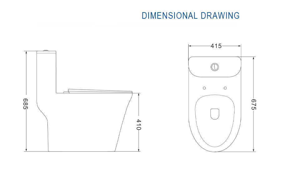 Toilet Bowl Dimensions