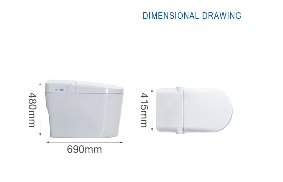 Toilet Bowl Dimensions