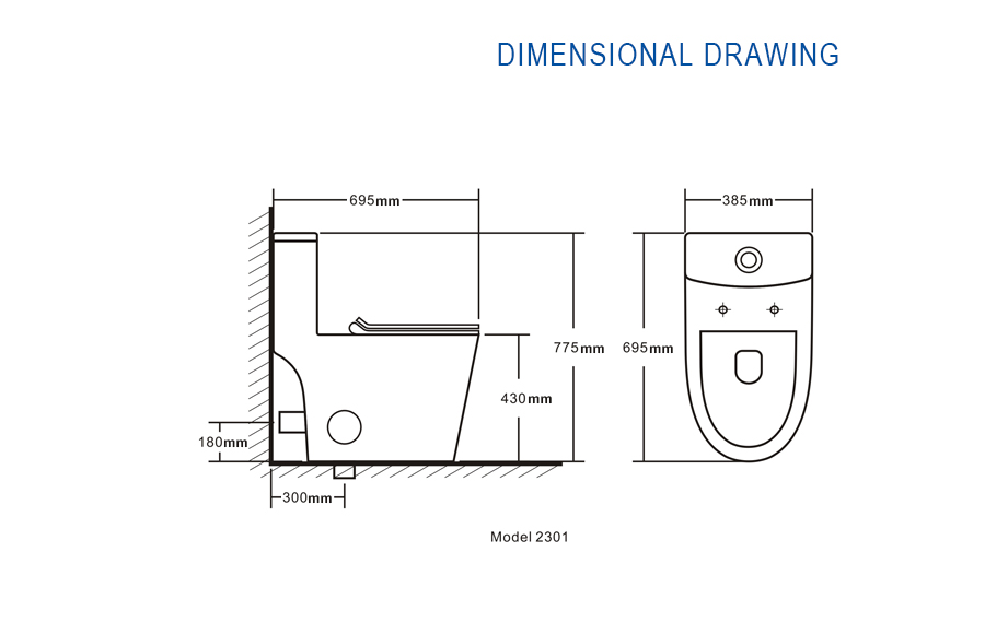 Toilet Bowl Dimensions