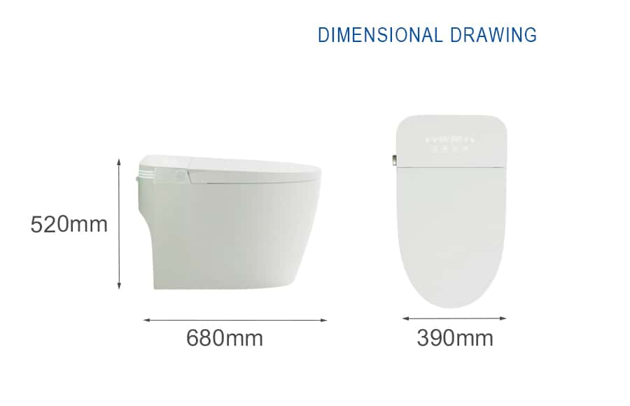 Toilet Bowl Dimensions