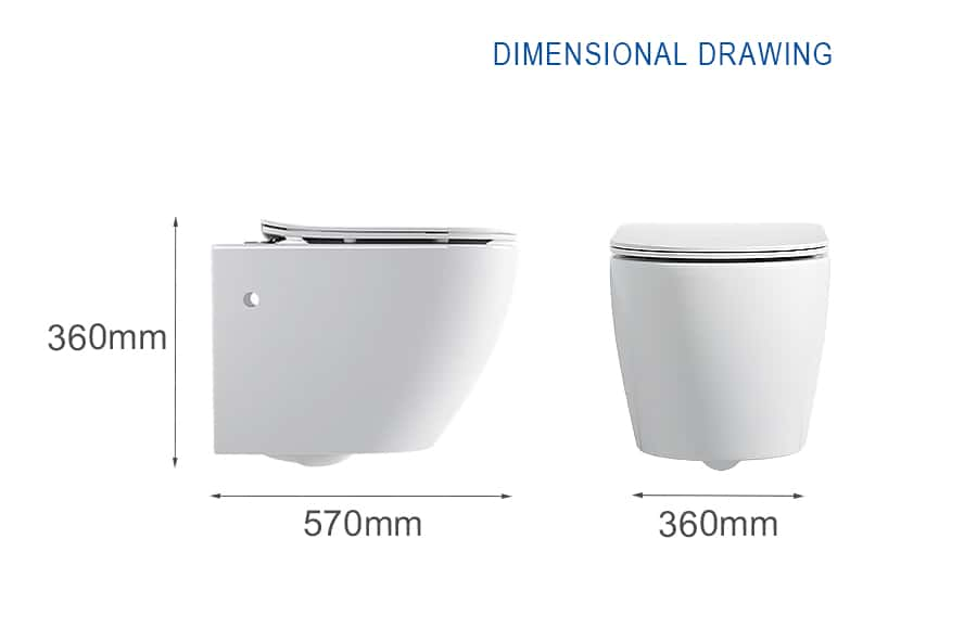 Toilet Bowl Dimensions