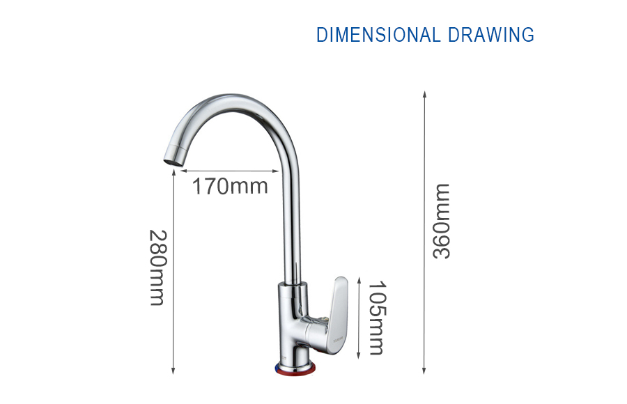 Kitchen Faucet Dimensions