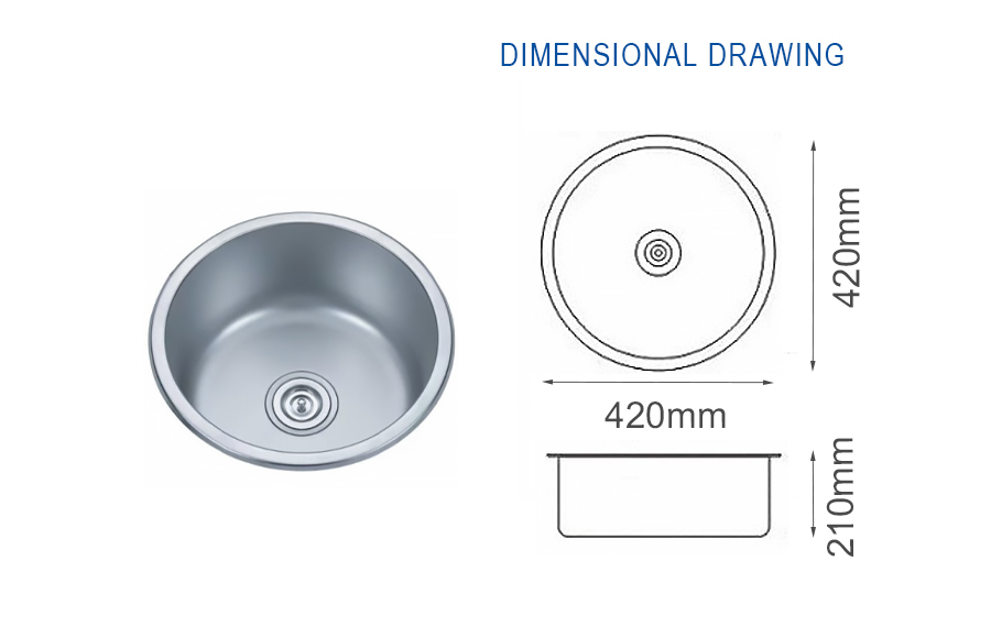 Kitchen Sink Dimensions