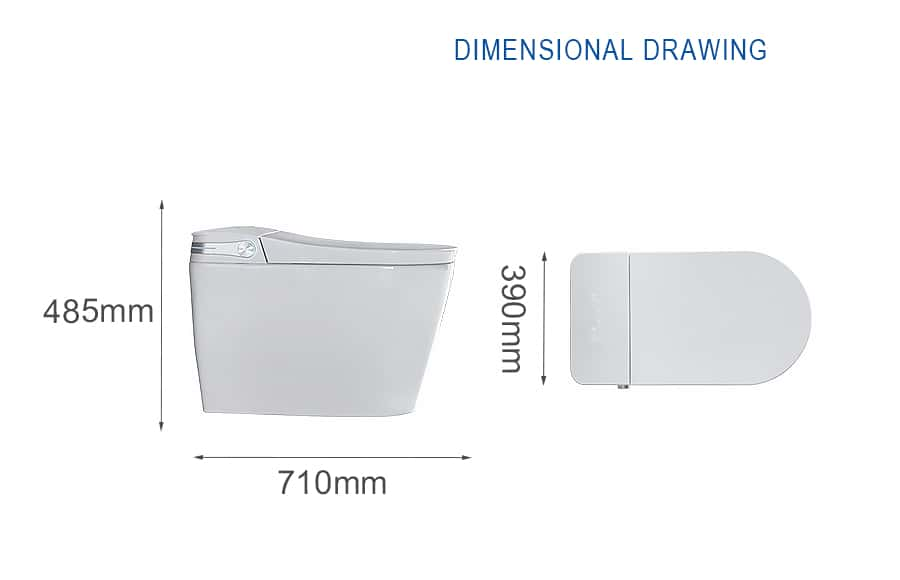 Toilet Bowl Dimensions