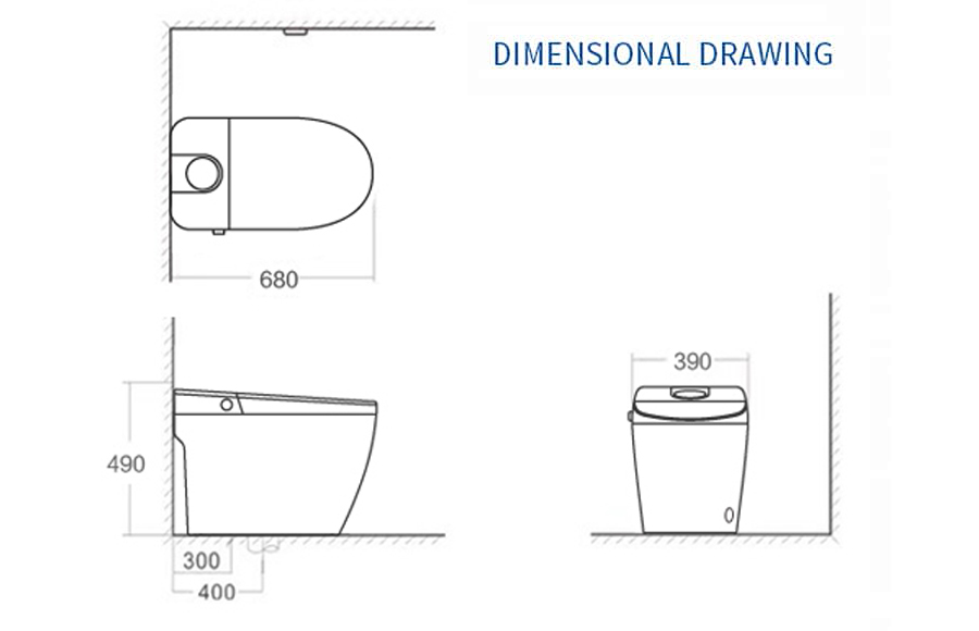 Toilet Bowl Dimensions