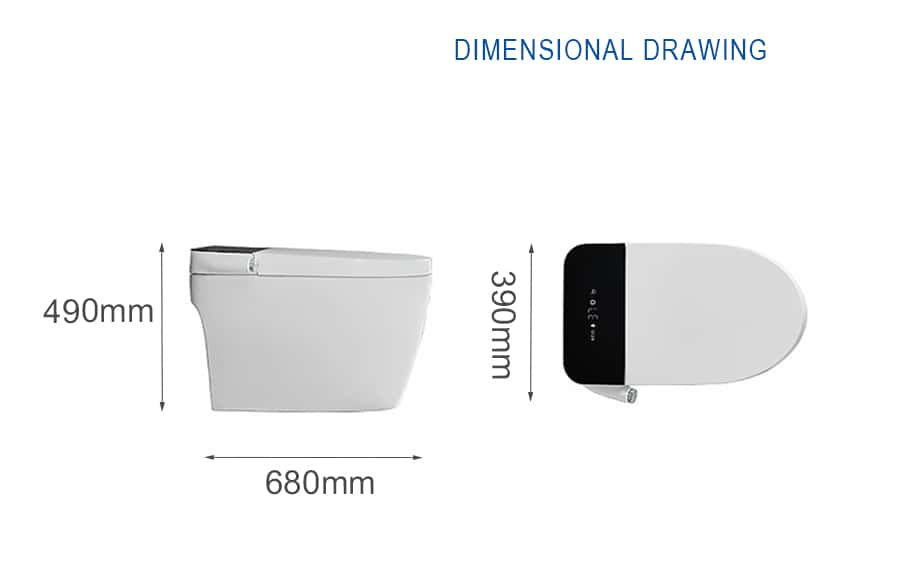 Toilet Bowl Dimensions