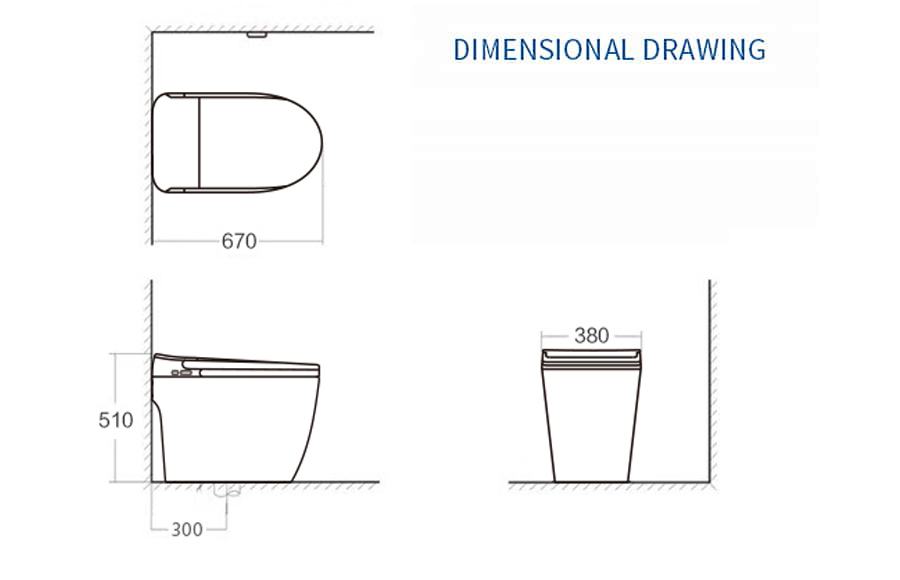 Toilet Bowl Dimensions