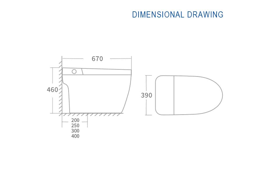 Toilet Bowl Dimensions