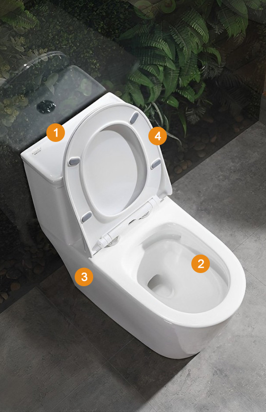 Ceramic Toilet Bowl