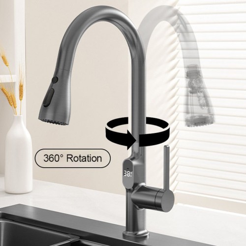 Touchless Kitchen Sink Faucet With Sprayer