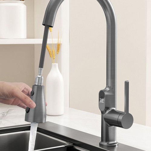 Touchless Kitchen Sink Faucet With Sprayer