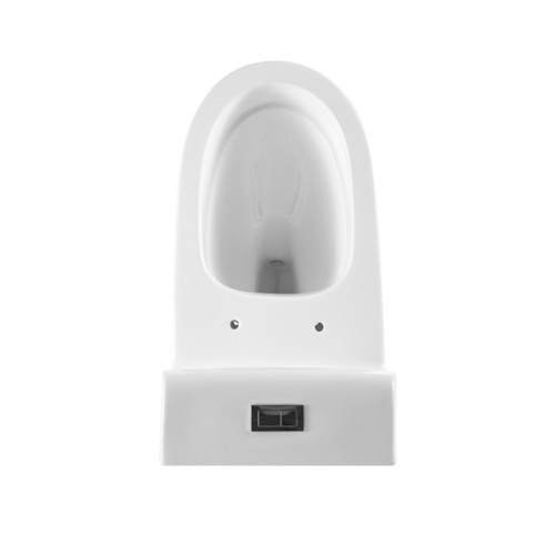 Shallow Depth Compact Elongated Toilet