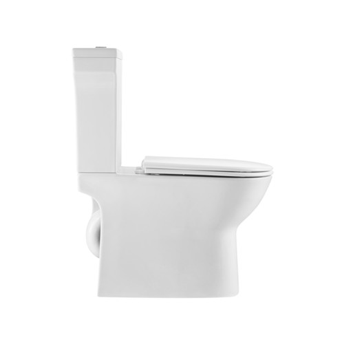 Modern Fully Shrouded Rimless Toilet