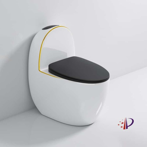 Colorful Egg Shaped Toilet