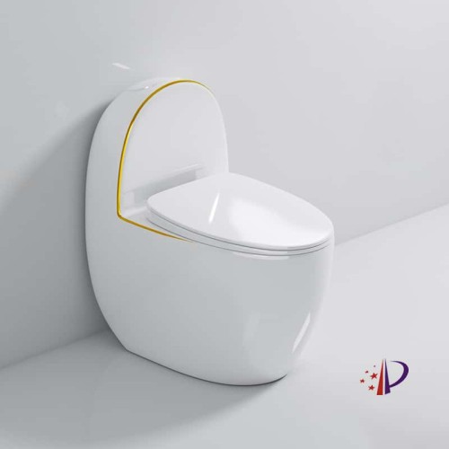 Colorful Egg Shaped Toilet