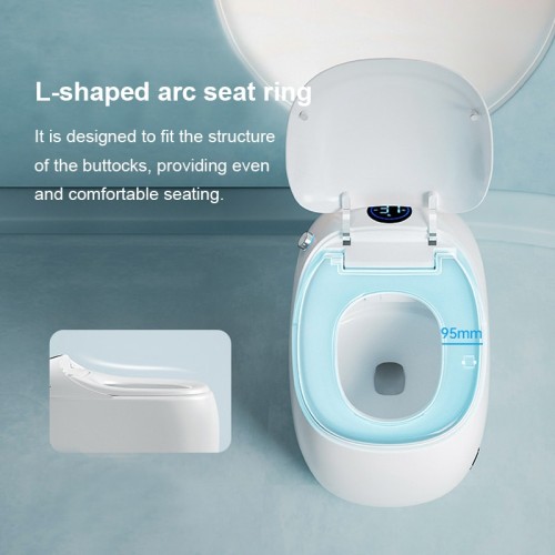 Egg Shape Bidet Toilet with an Air Dryer