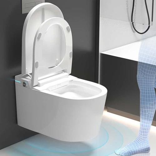 Elongated Wall Hung Smart Toilet