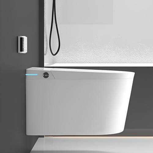 Elongated Wall Hung Smart Toilet 