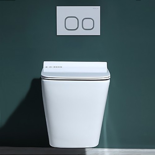 Square Wall Hung Toilet Bowl