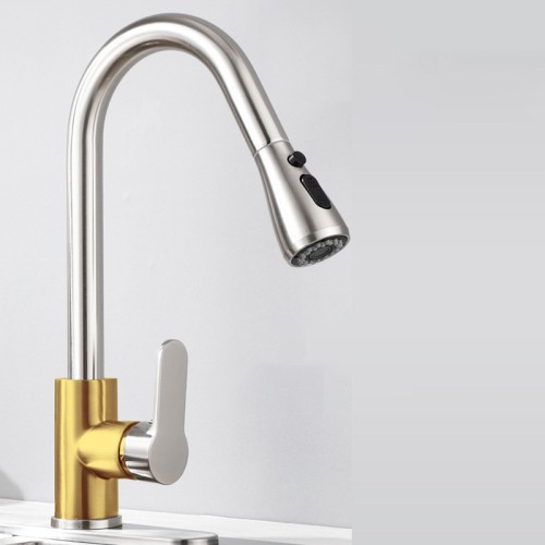 Kitchen Sink Faucet With Pull Down Sprayer