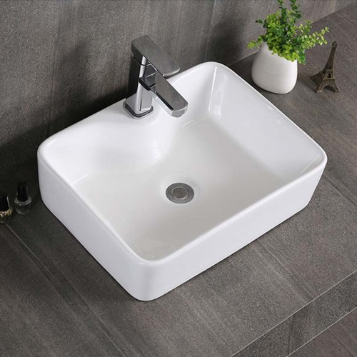 Rectangular Counter Top Basin for Bathroom