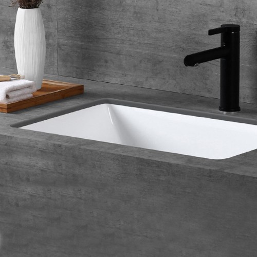 Small Rectangular Undermount Bathroom Sink