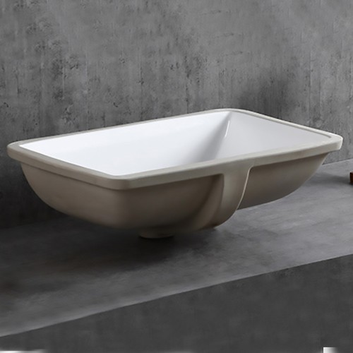 Small Rectangular Undermount Bathroom Sink