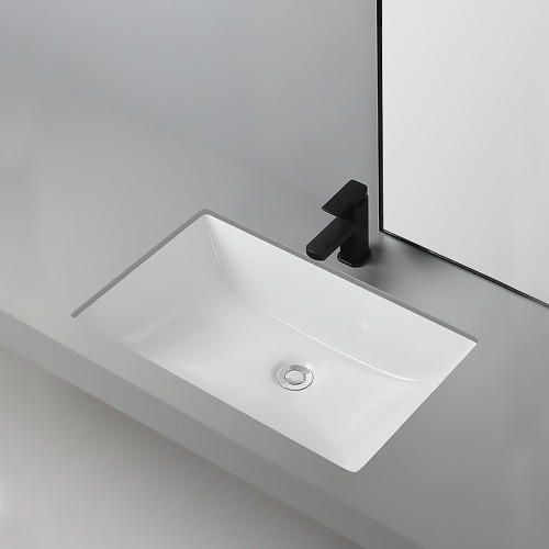 Small Rectangular Undermount Bathroom Sink