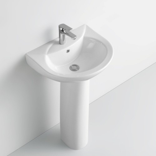 Ceramic Full Pedestal Wash Basin