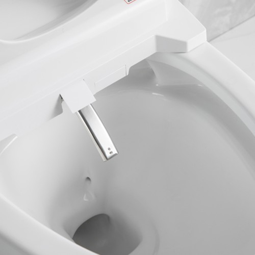 Bidet With Heated Toilet Seat Cover White