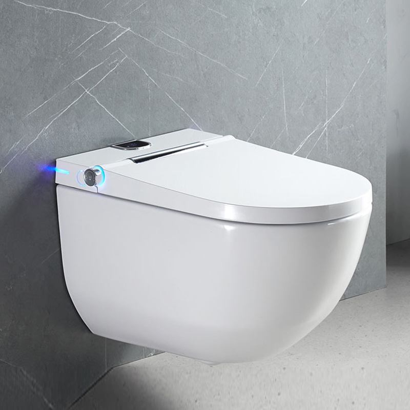 Wall Hung Smart Toilet With Bidet