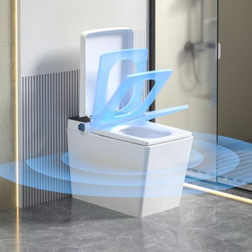 Intelligent Toilet with Automatic Cover